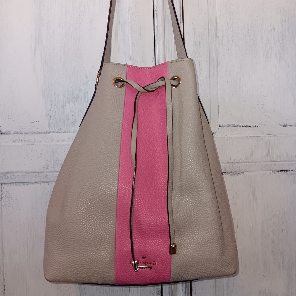 KATE SPADE Drawstring Bucket Handbag Shoulder Bag